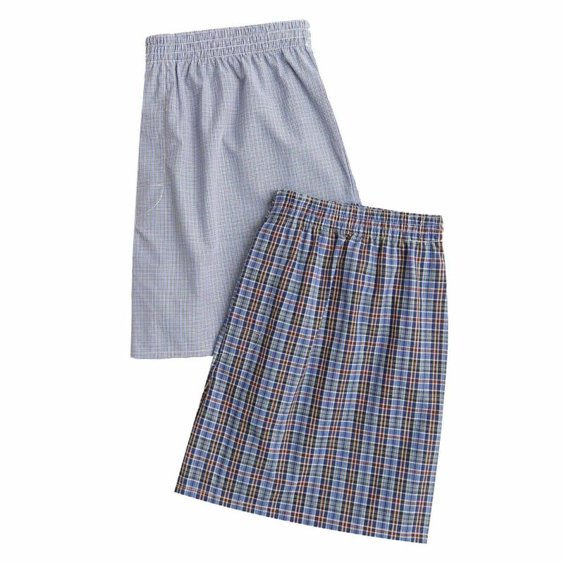 Contare Cotton Check Boxer Shorts - 2 Pack image number 2